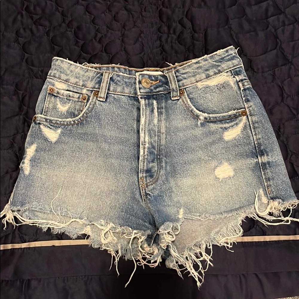 Zara denim shorts